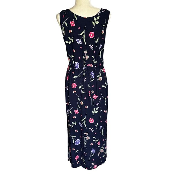 Kathie Lee Floral Sheath Dress Womens 10 Y2K Cottagecore Summer Maxi - Picture 4 of 10